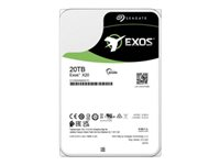 Seagate Exos X20 ST20000NM007D - Kiintolevyasema - 20 Tt - sisäinen - SATA 6Gb/s - 7200 kierrosta/min - puskuri: 256 Mt ST20000NM007D