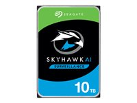 Seagate SkyHawk AI ST10000VE001 - Kiintolevyasema - 10 Tt - sisäinen - 3.5" - SATA 6Gb/s - 7200 kierrosta/min - puskuri: 256 Mt ST10000VE001