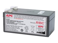 APC Replacement Battery Cartridge #47 - UPS akku - 1 x akku/paristo - Lyijyhappo - 3200 mAh - musta malleihin P/N: BE325, BE325-CN, BE325-FR, BE325-GR, BE325-IT, BE325-LM, BE325R, BE325R-CN, BE325-UK RBC47