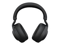 Jabra Evolve2 85 MS Stereo - Kuulokkeet + mikrofoni - täysikokoinen - Bluetooth - langaton, langallinen - aktiivinen melunpoisto - 3,5 mm jakkiliitin - melua vaimentava - musta - sertifioitu Microsoft Teamsille 28599-999-899