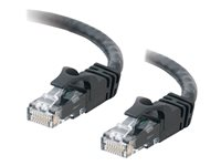 C2G Cat6 Booted Unshielded (UTP) Network Patch Cable - Kytkentäkaapeli - RJ-45 (uros) to RJ-45 (uros) - 10 m - UTP - CAT 6 - valettu, piikitön, säikeinen - musta 83412