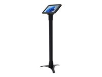 Compulocks Surface Pro 8-10 Space Enclosure Portable Floor Stand Black - Teline - kannettava malleihin tabletti - kotelo - lukittava - korkealaatuinen alumiini - musta -näytön koko: 13" - lattialla seisova malleihin Microsoft Surface Pro 8, Pro 9 147B580SPSB