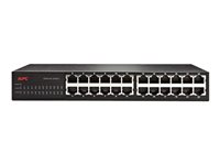 APC 24 Port 10/100 Ethernet Switch - Kytkin - 24 x 10/100 - telineeseen asennettava malleihin P/N: AR3106SP, SCL400RMJ1U, SCL500RMI1UC, SCL500RMI1UNC, SMTL1000RMI2UC, SMTL750RMI2UC AP9224110