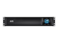 APC Smart-UPS C 1000VA 2U LCD - UPS (telineasennettava) - Vaihtovirta 230 V - 600 watti(a) - 1000 VA - USB - lähtöliittimet: 6 - 2U - musta malleihin P/N: AR4018SPX432, AR4024SP, AR4024SPX429, AR4024SPX431, AR4024SPX432, NBWL0356A SMC1000I-2U