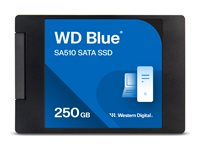 WD Blue SA510 WDS250G3B0A - SSD - 250 GB - sisäinen - 2.5" - SATA 6Gb/s - sininen WDS250G3B0A