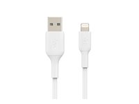 Belkin BOOST CHARGE - Salamakaapeli - Lightning uros to USB uros - 1 m - valkoinen CAA001BT1MWH