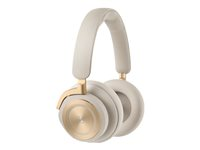 Bang & Olufsen Beoplay HX - Kuulokkeet mikrofonilla varustettu - täysikokoinen - Bluetooth - langaton, langallinen - aktiivinen melunpoisto - 3,5 mm jakkiliitin - kullansävyinen - Google Fast Pair -sertifioitu, Microsoft Swift Pair -sertifioitu, MFi-sertifioitu 1224016