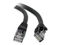 C2G Cat5e Booted Unshielded (UTP) Network Patch Cable - Kytkentäkaapeli - RJ-45 (uros) to RJ-45 (uros) - 5 m - UTP - CAT 5e - valettu, piikitön, säikeinen - musta 83185