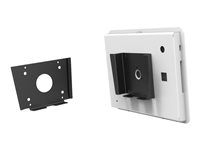 Compulocks VESA Fixed Wall Mount Bracket - Koukku malleihin kotelo - korkealaatuinen alumiini - musta -kiinnitysliitäntä: 100 x 100 mm - seinään asennettava, pintaan asennettava malleihin Axis iPad 10.2-inch POS VESA Enclosure ENWMB