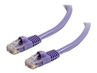 C2G Cat5e Booted Unshielded (UTP) Network Patch Cable - Kytkentäkaapeli - RJ-45 (uros) to RJ-45 (uros) - 10 m - UTP - CAT 5e - valettu, piikitön, säikeinen - violetti 83665