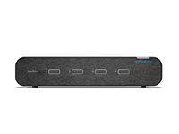 Belkin Universal Secure Dual-Head - 2. sukupolvi - KVM / audiokytkin - 4 x KVM / audio - 1 paikallinen käyttäjä - työpöytä - TAA-yhteensopiva F1DN204KVM-UNN4