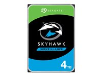 Seagate SkyHawk ST4000VX016 - Kiintolevyasema - 4 Tt - sisäinen - 3.5" - SATA 6Gb/s - puskuri: 256 Mt - sekä 3 vuoden Seagate Rescue Data Recovery ST4000VX016