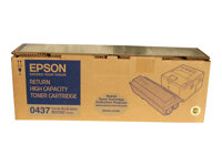 Epson 0437 - Suuri kapasiteetti - musta - alkuperäinen - väriainekasetti Epson Return Program malleihin AcuLaser M2000D, M2000DN, M2000DT, M2000DTN C13S050437