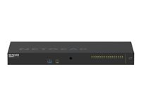 NETGEAR AV Line M4250-16XF - Kytkin - L3 - Hallinnoitu - 16 x 10 Gigabit SFP+ - sivusta sivuun ilmavirtaus - telineeseen asennettava XSM4216F-100EUS