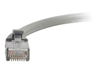 C2G Cat5e Booted Unshielded (UTP) Network Patch Cable - Kytkentäkaapeli - RJ-45 (uros) to RJ-45 (uros) - 15 m - UTP - CAT 5e - valettu, piikitön, säikeinen - harmaa 83148