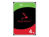 Seagate IronWolf ST4000VN006 - Kiintolevyasema - 4 Tt - sisäinen - SATA 6Gb/s - 5400 kierrosta/min - puskuri: 256 Mt - sekä 3 vuoden Seagate Rescue Data Recovery ST4000VN006