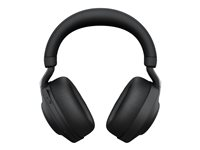 Jabra Evolve2 85 MS Stereo - Kuulokkeet + mikrofoni - täysikokoinen - Bluetooth - langaton, langallinen - aktiivinen melunpoisto - 3,5 mm jakkiliitin - melua vaimentava - musta - sertifioitu Microsoft Teamsille 28599-999-889