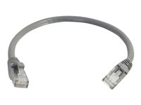 C2G Cat5e Booted Unshielded (UTP) Network Patch Cable - Kytkentäkaapeli - RJ-45 (uros) to RJ-45 (uros) - 20 m - UTP - CAT 5e - valettu, piikitön, säikeinen - harmaa 83149