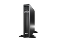 APC Smart-UPS X 1000 Rack/Tower LCD - UPS (telineasennettava) - Vaihtovirta 230 V - 800 watti(a) - 1000 VA - RS-232, USB - lähtöliittimet: 8 - 2U - musta SMX1000I