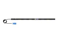 Eaton Managed Rack PDU EVMAF132A - G4 - virranjakeluyksikkö (telineasennettava) - Vaihtovirta 200-240 V - 7400 watti(a) - 1-vaiheinen - tulo: IEC 60309 32A - lähtöliittimet: 24 (12 x IEC 60320 C13, 12 x IEC 60320 C39) - 0U - 3 m johto - musta EVMAF132A