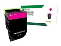 Lexmark 802XM - Erittäin tuottoisa - magenta - alkuperäinen - väriainekasetti LCCP, LRP malleihin Lexmark CX510de, CX510de Statoil, CX510dhe, CX510dthe 80C2XM0