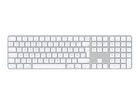 Apple Magic Keyboard with Touch ID and Numeric Keypad - Näppäimistö - Bluetooth, USB-C - QWERTY - tanskalainen MK2C3DK/A