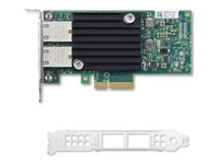 Intel X550-T2 - Verkkosovitin - PCIe 3.0 x4 matala profiili - 10Gb Ethernet x 2 - vihreä 4XC1M37101