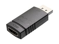 C2G DisplayPort to HDMI Adapter Converter - 4K 30Hz - Näyttösovitin - DisplayPort uros soldered to HDMI naaras soldered - musta - 4K-tuki, valettu 84285