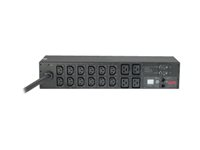 APC Metered Rack PDU AP7822B - Virranjakeluyksikkö (telineasennettava) - Vaihtovirta 200/208/230 V - tulo: IEC 60309 32A - lähtöliittimet: 16 (power IEC 60320 C13, IEC 60320 C19) - 2U - 3.66 m johto malleihin P/N: SCL400RMJ1U, SCL500RMI1UC, SCL500RMI1UNC, SMTL1000RMI2UC, SMTL750RMI2UC AP7822B