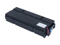 APC Replacement Battery Cartridge #155 - UPS akku - 1 x akku/paristo - Lyijyhappo - musta malleihin P/N: SRT1000RMXLI, SRT1000RMXLI-NC, SRT1000XLI, SRT1500RMXLI-NC, SRT1500XLI, SRT48BPJ APCRBC155