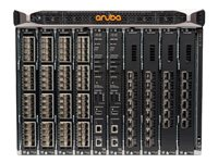 HPE Aruba 8400 8-slot Chassis - Kytkin - telineeseen asennettava - sekä 3 x Fan Trays, 18 x Fans, Cable Manager, X462 2-post Rack Rail Kit JL375A