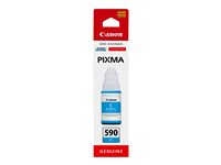 Canon GI 590 C - 70 ml - sinivihreä - alkuperäinen - täytemuste malleihin PIXMA G1500, G1501, G1510, G2500, G2501, G2510, G3500, G3501, G3510, G4410, G4500, G4511 1604C001