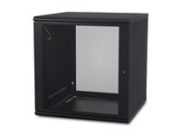 APC NetShelter WX AR112 - Kaappi - seinään asennettava - musta - 12U - 19" AR112