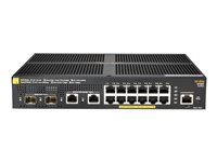 HPE Aruba 2930F 12G PoE+ 2G/2SFP+ - Kytkin - L3 - Hallinnoitu - 12 x 10/100/1000 (PoE+) + 2 x 1 Gigabit / 10 Gigabit SFP+ (uplink) + 2 x 10/100/1000 - telineeseen asennettava - PoE+ (139 W) JL693A#ABB