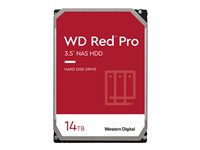 WD Red Pro WD141KFGX - Kiintolevyasema - 14 Tt - sisäinen - 3.5" - SATA 6Gb/s - 7200 kierrosta/min - puskuri: 512 Mt WD141KFGX