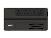 APC Easy UPS BV BV650I-MSX - UPS - Vaihtovirta 230 V - 375 watti(a) - 650 VA - lähtöliittimet: 4 - musta BV650I-MSX