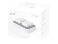 Arlo Ultra Dual Charging Station - Akkulaturi - Eurooppa malleihin Arlo Pro 3, Pro 3 Floodlight Camera, Pro 4, Pro 5, Ultra 2; Go 2; Ultra VMA5400C-100EUS