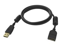 Vision Professional - USB-jatkojohto - USB (uros) to USB (naaras) - USB 2.0 - 2 m - musta TC 2MUSBEXT/BL