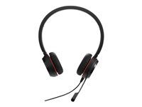 Jabra Evolve 30 II HS Stereo - Kuuloke + mikrofoni - täysikokoinen - vaihtokuuloke - langallinen - 3,5 mm jakkiliitin 14401-21