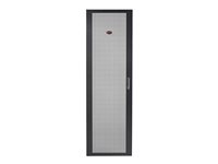 APC NetShelter SV Perforated Flat Door - Telineovi - musta - 42U malleihin P/N: NBPD0160A, NBWL0355A, SMX3000HV-BR, SRT1000RMXLI, SRT1000RMXLI-NC, SRT1500RMXLA-NC AR702400