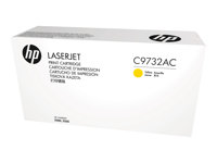 HP C9732AC - Keltainen - alkuperäinen - LaserJet - väriainekasetti (C9732A) Contract malleihin Color LaserJet 5500, 5550 C9732AC