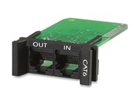 APC ProtectNet Surge Module for CAT6 or CAT5/5e Network Line - Ylijännitesuoja (sisään asetettava moduuli) - musta PNETR6