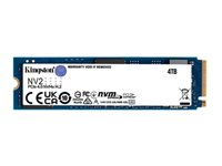 Kingston NV2 - SSD - 4 Tt - sisäinen - M.2 2280 - PCIe 4.0 x4 (NVMe) SNV2S/4000GBK