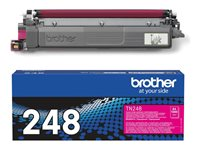 Brother TN248M - Magenta - alkuperäinen - laatikko - väriainekasetti malleihin Brother DCP-L3520, DCP-L3560, HL-L3220, HL-L3240, HL-L8240, MFC-L3760, MFC-L8390 TN248M