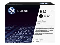 HP 81A - Musta - alkuperäinen - LaserJet - väriainekasetti (CF281A) malleihin LaserJet Enterprise M632, MFP M630; LaserJet Enterprise Flow MFP M630; Officejet Pro 8730 CF281A