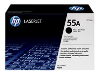 HP 55A - Musta - alkuperäinen - LaserJet - väriainekasetti (CE255A) malleihin LaserJet Enterprise MFP M525; LaserJet Enterprise Flow MFP M525; LaserJet Managed MFP M525 CE255A