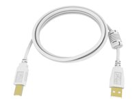 Vision Techconnect 2 - USB-kaapeli - USB Type B (uros) to USB (uros) - USB 2.0 - 3 m - valkoinen TC2 3MUSB