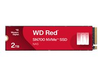 WD Red SN700 WDS200T1R0C - SSD - 2 Tt - sisäinen - M.2 2280 - PCIe 3.0 x4 (NVMe) WDS200T1R0C