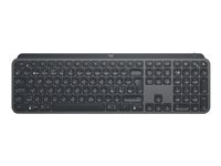 Logitech MX Keys for Business - Näppäimistö - taustavalaisu - Bluetooth, 2.4 GHz - QWERTY - pohjoismainen - grafiitti 920-010249