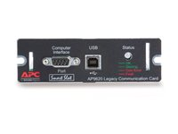 APC Legacy Communications SmartSlot Card - Etähallintasovitin - SmartSlot - USB, sarja - musta malleihin Smart-UPS 1000, 2200, 3000; Smart-UPS RT 3000, 5000; Smart-UPS X 1000, 1500, 2000, 3000 AP9620